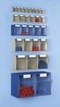 Klappkasten-System Gehäuse-HxBxT 353 x 600 x 299 mm 2 Kästen, blau, ab 10 Stk