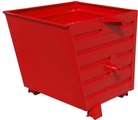 Stapel-Kippbehälter Volumen 0,55 m³ rot RAL 3000