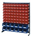 Lagerregal, Breite 1020 mm ohne Sichtlagerkästen HxT 1110 x 235 mm
