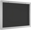 Schaukasten Türöffnung 90° nach oben für Format DIN A0, Rückwand anthrazitgrau