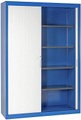 Rollladenschrank HxBxT 1990 x 1400 x 440 mm Korpus enzianblau