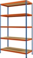Großfach-Schwerlastregal Höhe 3048 mm, Gesamttiefe 773 mm Breite 1841 mm