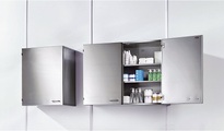 undefined, Reinraum-Wandhängeschrank aus Edelstahl 1 Flügeltür Breite 600 mm