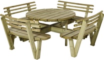 undefined, Gruppensitzbank LxT 2370 x 2370 mm rund
