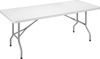 Klapptisch, mit Kunststoffplatte Höhe 740 mm BxT 1830 x 760 mm