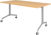 Klapptisch, mobil HxBxT 750 x 1600 x 800 mm Buche-Dekor