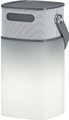 Hansa LED 4 Music tragbare LED-Leuchte mit Lautsprecher, Powerbank, USB-Anschluss anthrazit