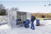 undefined, Gefahrstoff-Lagercontainer, kälteisoliert Außen-HxBxT 2385 x 5075 x 2075 mm Auffangvolumen 1300 l