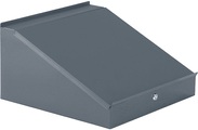 Schreibpult für Schrankbreite 500 mm HxBxT 95 / 275 x 495 x 495 mm blaugrau RAL 7031