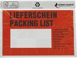 Dokumententasche mit FSC®-Zertifizierung, VE 1000 Stk für DIN C6, mit Aufdruck ''Lieferschein''