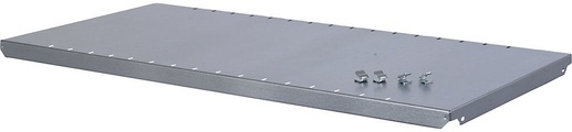 undefined, Fachboden für Regal mit farbigen Regalkästen verzinkt Breite x Tiefe 1000 x 500 mm