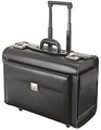 Trolley Pilotenkoffer Hauptfach, Laptopfach gepolstert schwarz