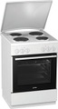 Gorenje, Gorenje Elektroherd E617E10WKC, emaillierte Kochmulde, A