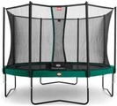 Berg Gartentrampolin Champion inkl. Sicherheitsnetz Comfort 430 cm grau