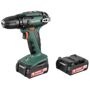 Metabo BS 14.4 Akku-Bohrschrauber 14.4 V 2 Ah Li-Ion inkl. 2. Akku, inkl. Koffer