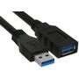 InLine 35610 - USB 3.0 Verlängerung St/Bu Typ A - 1m