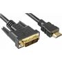 AV-Kabel HDMI -> DVI-D (24+1, 5,0m)