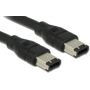 Delock, DeLock 83273 - Kabel FireWire 6 Pin Stecker 6 Pin Stecker 0,5 m