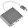 Silverstone ssT-EP08C - USB 3.1 Typ-C Adapter - silber