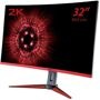 Hannspree, Hannspree HG324QJB LED-Monitor 81.3 cm (32 Zoll) EEK A (A++ - E) 2560 x 1440 Pixel WQHD 2 ms HDMI™, DisplayPort, Mini