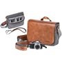 Kameratasche Olympus Olympus OM-D Messenger Leder Tasche inkl