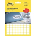 Avery Mini-Organisations-Etiketten, weiß, 13 x 8 mm, permanent