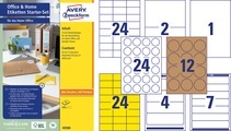 Avery Zweckform Stickerset 1-24 Stickerset 1-24