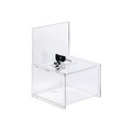 Sigel Aktionsbox mit Einwurf, Schloss VA151 Transparent (B x H x T) 150 x 150 x 212 mm 1 St.