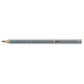FABER-CASTELL Bleistift Jumbo GRIP B 111900 3-eckig, silber