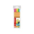 STABILO® Fineliner POINT 88 mit 6 Neon-Farben in bunt