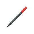 Staedtler Permanentmarker Lumocolor permanent F DRY SAFE Rot wasserfest: Ja 318-2