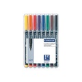 Staedtler Folienstift Blau, Braun, Gelb, Grün, Orange, Rot, Schwarz, Violett 313 WP8
