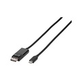 Vivanco USB 2.0 Anschlusskabel [1x USB-C™ Stecker - 1x DisplayPort Stecker] 1.5 m Schwarz