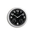 Maul Wanduhr MAULdrive Silber Schwarz