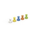 Maul, Maul Neodym Magnet (Ø x H) 12 mm x 16 mm Kegel Weiß, Gelb, Blau, Grün, Orange 10 St. 6168599