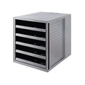 HAN Schubladenbox KARMA 14018-18 Grau DIN A4 Anzahl der Schubfächer: 5