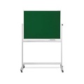 magnetoplan Kreidetafel, mobil 360° drehbar Tafel-BxH 2000 x 1000 mm