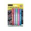 UHU Glitter Glue 47305 Metallic 5 Farben