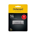 Intenso 3521462 - USB-Stick (8 GB, Silber)
