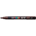 UNI-BALL Posca Marker 0.9-1.3mm PC-3M Dark brown dunkelbraun