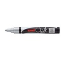 UNI-BALL Chalk Marker 1.8-2.5mm PWE5M SILVER silber, Rundspitze