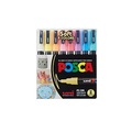 Uni Marker POSCA Softcolors 0.9 - 1.3mm, 8