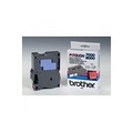 undefined, Brother TX-451 Schwarz auf rot Label Etikette