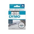 Dymo, Schriftband DYMO D1 40910 Bandfarbe: Transparent Schriftfarbe:Schwarz 9 mm 7 m