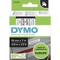 Dymo, DYMO D1-Schriftband Breite 19 mm schwarz auf weiß, VE 1 Stk