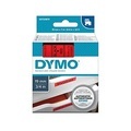 DYMO D1-Schriftband Breite 19 mm schwarz auf rot, VE 1 Stk