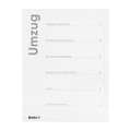 BIELLA Umzugsmappe A4 03310106.90 DE weiss, 6-teilig Karton