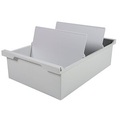 Biella Karteibox ECO A5 quer, Grau
