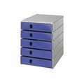 STYRO Schubladenbox grau 16-800038 5 Fächer