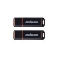 Disk2Go Passion 2 Doppelpack - 2x8 GB USB Stick (16 GB, Schwarz)
